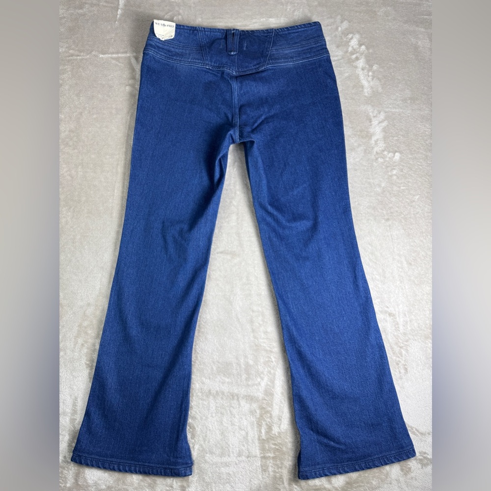 Free People We The Free Jeans Size 29 Slim Flare Stillwater Low-Rise Medium Wash - Picture 5 of 16